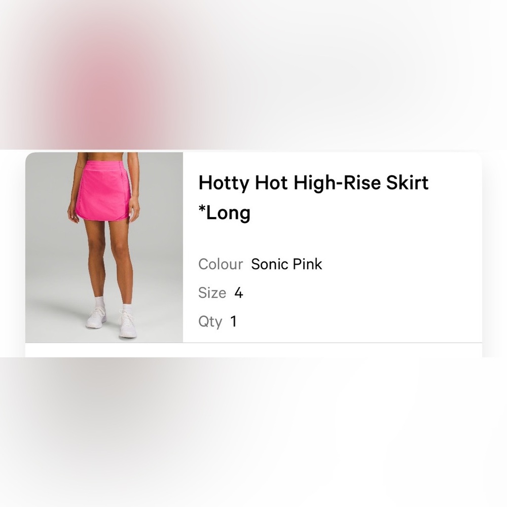 Lululemon Hotty Hot High Rise Skirt *Long